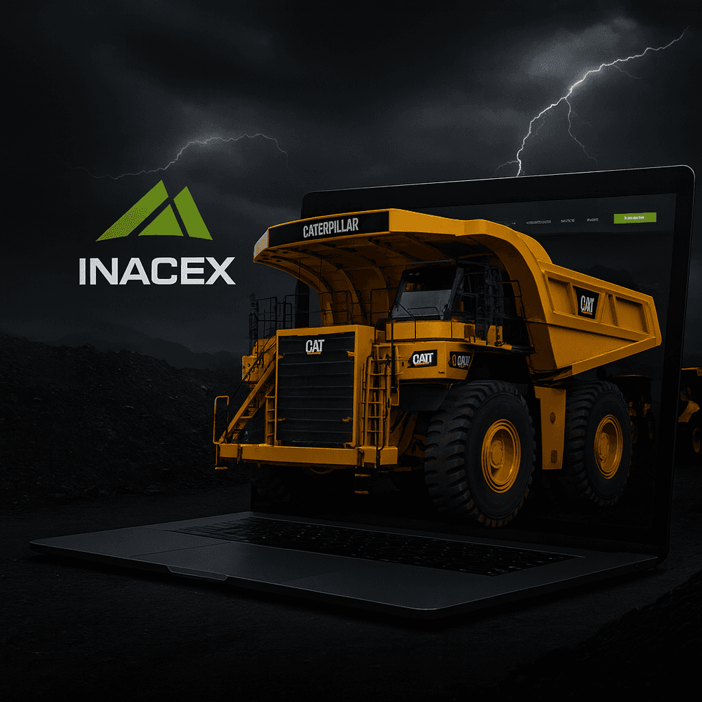 Camión de Extracción de Alto Tonelaje + Grúa Horquilla